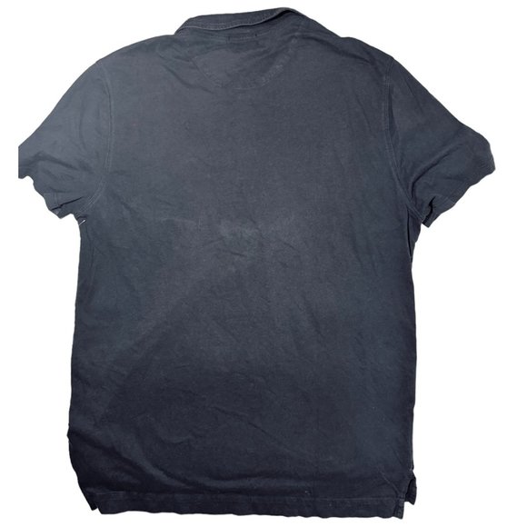 ATM Anthony Thomas Melillo Men's Polo Shirt Antique Wash Black Size M - Picture 2 of 6